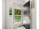The Foyer has a decorative door and a view to the front yard at 4964 Stafford Mill Rd, Liberty, NC 27298