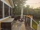 This is the rear patio at 5301 Peacenest Dr, Raleigh, NC 27610