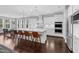 Bright, modern kitchen with stainless steel appliances and a large island perfect for entertaining at 1124 Cedar Farm Trl, Fuquay Varina, NC 27526