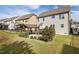 Home's backyard has a pergola and lawn at 130 Virginia Water Dr, Rolesville, NC 27571