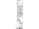 Site plan showing the lot dimensions at 2009 Rabbitbrush St, Durham, NC 27704