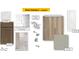 Choice package 8 featuring Seena faucets in chrome and Daltile Hawthorne tile at 2010 Rabbitbrush St, Durham, NC 27704