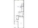 Detailed first floor floorplan featuring kitchen, great room, powder room and garage at 2013 Rabbitbrush St, Durham, NC 27704