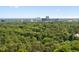 Enjoy breathtaking city views from your property surrounded by lush green trees and beautiful landscape at 217 Dublin Rd, Raleigh, NC 27609