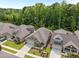Aerial view of well-maintained homes, each with manicured lawns and tree-lined streets at 248 Speight Branch Rd, Cary, NC 27518