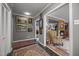 Hallway featuring slate flooring and artwork at 402 Forest Rd, Oxford, NC 27565