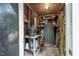 Organized interior of the outdoor shed, providing ample storage space for tools and equipment at 402 Forest Rd, Oxford, NC 27565