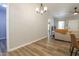 Open floorplan kitchen and dining area, creating an ideal space for gatherings at 420 E Grandview Ave, Liberty, NC 27298