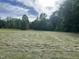 Large lawn space with trees in the distance, perfect for a peaceful outdoor setting, showcasing a serene environment at 45 Perkinson St, Kittrell, NC 27544
