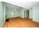 Spacious living room with fireplace and staircase at 5006 Silhouette Dr, Durham, NC 27713