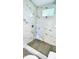 Bathroom featuring modern tiling, glass shower and updated fixtures at 505 E Canary St, Dunn, NC 28334