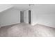 Bright bedroom features neutral carpet, white walls, and natural lighting, offering a serene and inviting space at 5601 Buffaloe Rd, Raleigh, NC 27616