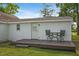 Cozy backyard deck with outdoor seating, perfect for enjoying the outdoors at 784 Crawford Rd, Coats, NC 27521
