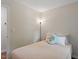 A well-lit bedroom with a comfortable bed and fresh, neutral-colored walls at 1 Old Towne Pl, Durham, NC 27713