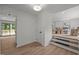 Inviting hallway that showcases the transition to different living spaces, including dining room at 1143 Sturdivant Dr, Cary, NC 27511