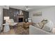 Inviting living room featuring fireplace, neutral color palette, and wood floors at 1143 Sturdivant Dr, Cary, NC 27511