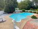 Inviting backyard pool with concrete surround, ideal for relaxation and recreation at 11609 Us 401, Fuquay Varina, NC 27526