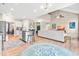 Open floor plan featuring kitchen, dining, and living areas with lots of natural light at 137 Clydes Point Way, Wendell, NC 27591
