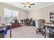 Large home office with lots of room for working and storage at 137 Clydes Point Way, Wendell, NC 27591