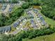 Residential community featuring tree-lined streets and well-spaced homes at 1716 Aberdour Dr, Apex, NC 27502