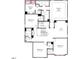 Second floor floorplan with owner's suite, three bedrooms, a loft and laundry room at 2009 Clydner Dr, Cary, NC 27523