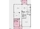 Layout of the first floor with gathering room, casual dining, kitchen, garage, and bedroom at 201 Longwall Dr, Holly Springs, NC 27540