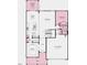 Detailed floor plan showcasing an open-concept kitchen, dining, and gathering area, plus a 2-car garage at 209 Seagraves Creek Ln, Holly Springs, NC 27540