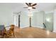 Spacious living area with hardwood floors and great natural light at 215 Dungarven Loop, Cary, NC 27513