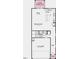 First-floor layout featuring a 2-car garage, open-plan gathering room, and a covered outdoor living space at 2724 Sammish Way, Raleigh, NC 27616