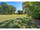 Exterior view of lush green lawn in the backyard at 403 Rutherglen Dr, Cary, NC 27511