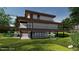 A modern, two-story home boasts a sleek design with expansive windows and an attached garage at 403 Rutherglen Dr, Cary, NC 27511