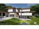 Modern, two-story home boasting a sleek design with an inviting front yard, complemented by an attached garage at 403 Rutherglen Dr, Cary, NC 27511