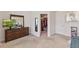 Bedroom with television, mirror, closet, and dresser at 44 Bordeaux Dr, Clayton, NC 27527