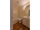 Bathroom featuring a tub and shower combo, and single sink at 5209 Echo Ridge Rd, Raleigh, NC 27612