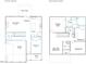Detailed floor plan showcasing layout for first and second floor at 5504 Jaeger Dr # 76, Graham, NC 27253