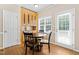 Cozy dining area with hardwood floors and natural light at 7021 Oviedo Dr, Raleigh, NC 27603