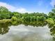Scenic image of a serene pond surrounded by lush, mature trees at 7042 Us 401 Highway N, Fuquay Varina, NC 27526