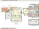 Detailed floor plan layout showcasing the home's layout, including the kitchen, bedrooms, and outdoor spaces at 821 Rambling Oaks Ln, Holly Springs, NC 27540