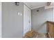 Condo entrance with white door and welcome mat at 929 Morreene Rd # C31, Durham, NC 27705