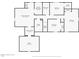 Second floor plan featuring main bedroom with ensuite bathroom, an office, and two additional bedrooms at 106 Wolfs Trl, Chapel Hill, NC 27516