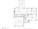 First floor layout showcasing a living room with fireplace, kitchen, Gathering room, and a 2-car garage at 106 Wolfs Trl, Chapel Hill, NC 27516