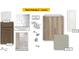 Choice package highlighting bathroom countertops, tile, faucets, shower, flooring, and interior door at 10609 Brookside Reserve Rd, Raleigh, NC 27614