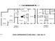 Detailed floor plan showing layout of rooms, including living room, kitchen, bedrooms, and garage with dimensions at 110 Benedum Pl, Cary, NC 27518