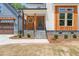 Inviting front entrance with stone steps, wood accents, and well-maintained landscaping at 120 Pilot Ridge Rd, Zebulon, NC 27597