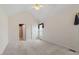 Bright bedroom features vaulted ceilings and a ceiling fan at 1325 Sweetclover Dr, Wake Forest, NC 27587
