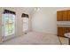 Bright dining area with natural light and access to the outdoors at 1325 Sweetclover Dr, Wake Forest, NC 27587