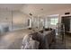 Partially finished living room featuring a fireplace, an open concept design, and primed walls ready for paint at 183 Tee Dr, Selma, NC 27576