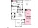 Detailed second floor plan featuring owner's suite, three bedrooms, two baths, and the laundry room at 1900 Clydner Dr, Apex, NC 27523