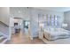 Inviting living room with hardwood floors, a comfortable white couch, and stylish decor at 237 Tidal Pool Way, Cary, NC 27519