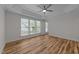 Large bedroom featuring recessed ceilings, fan and lots of light at 2913 Coxindale Dr, Raleigh, NC 27615